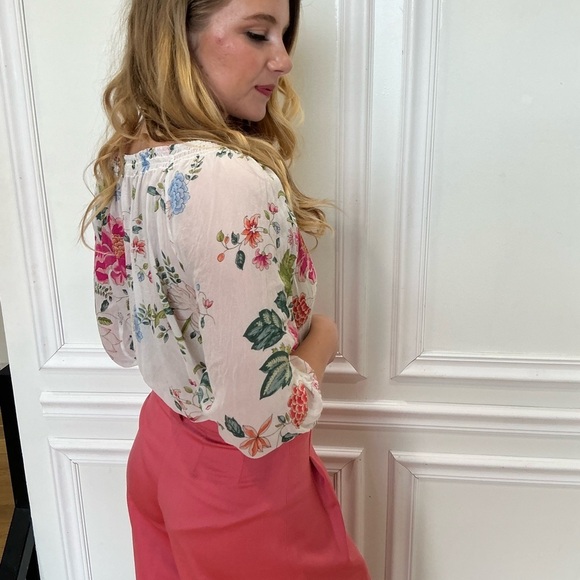 Floral Print Women's Top - Picture 4 of 7